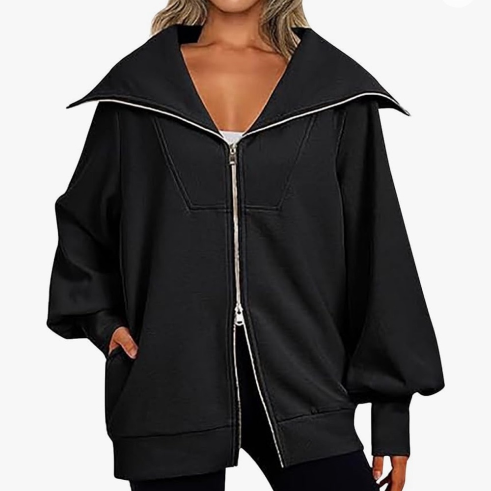 OVERSIZED ZIP HOODIE